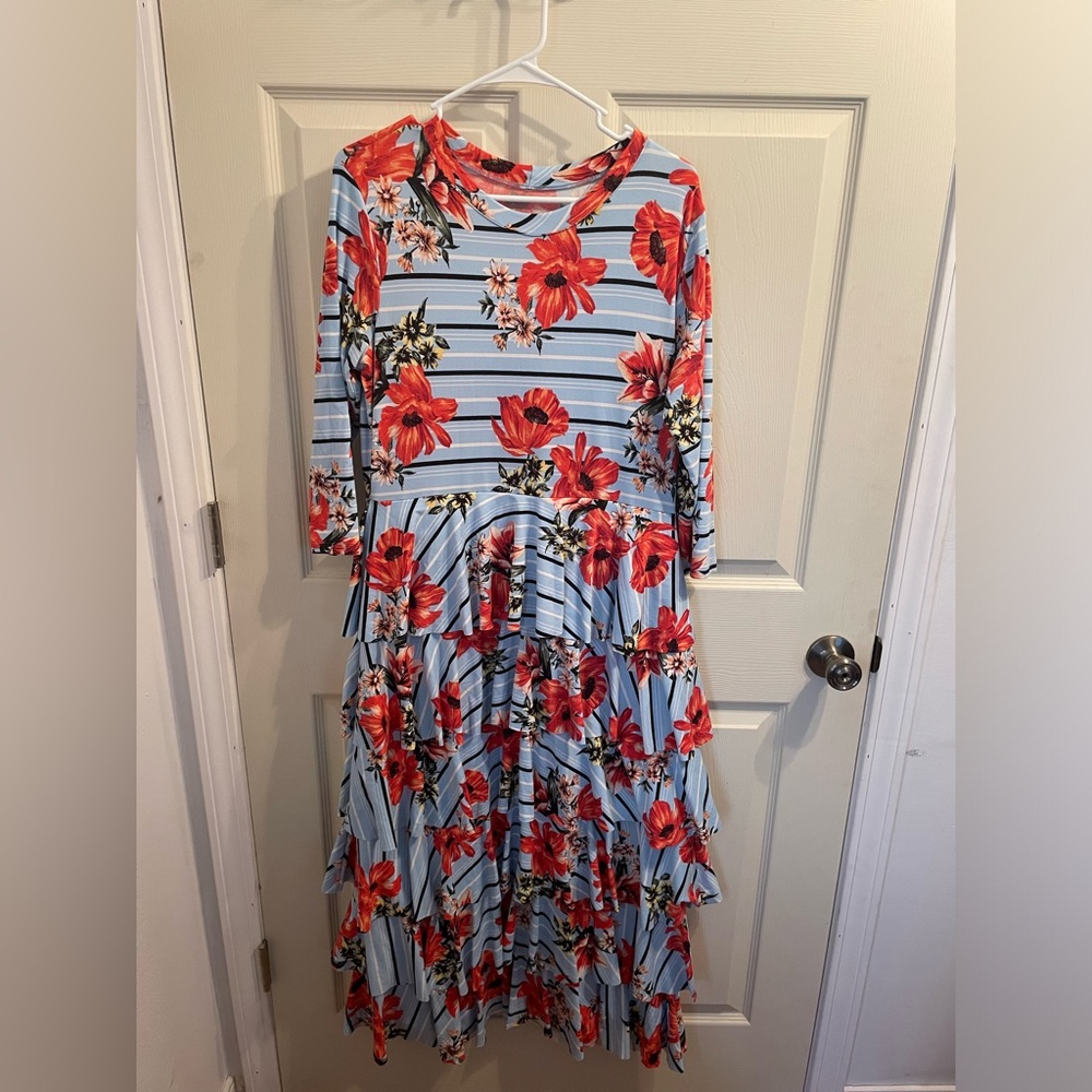 Floral Ruffle Dress